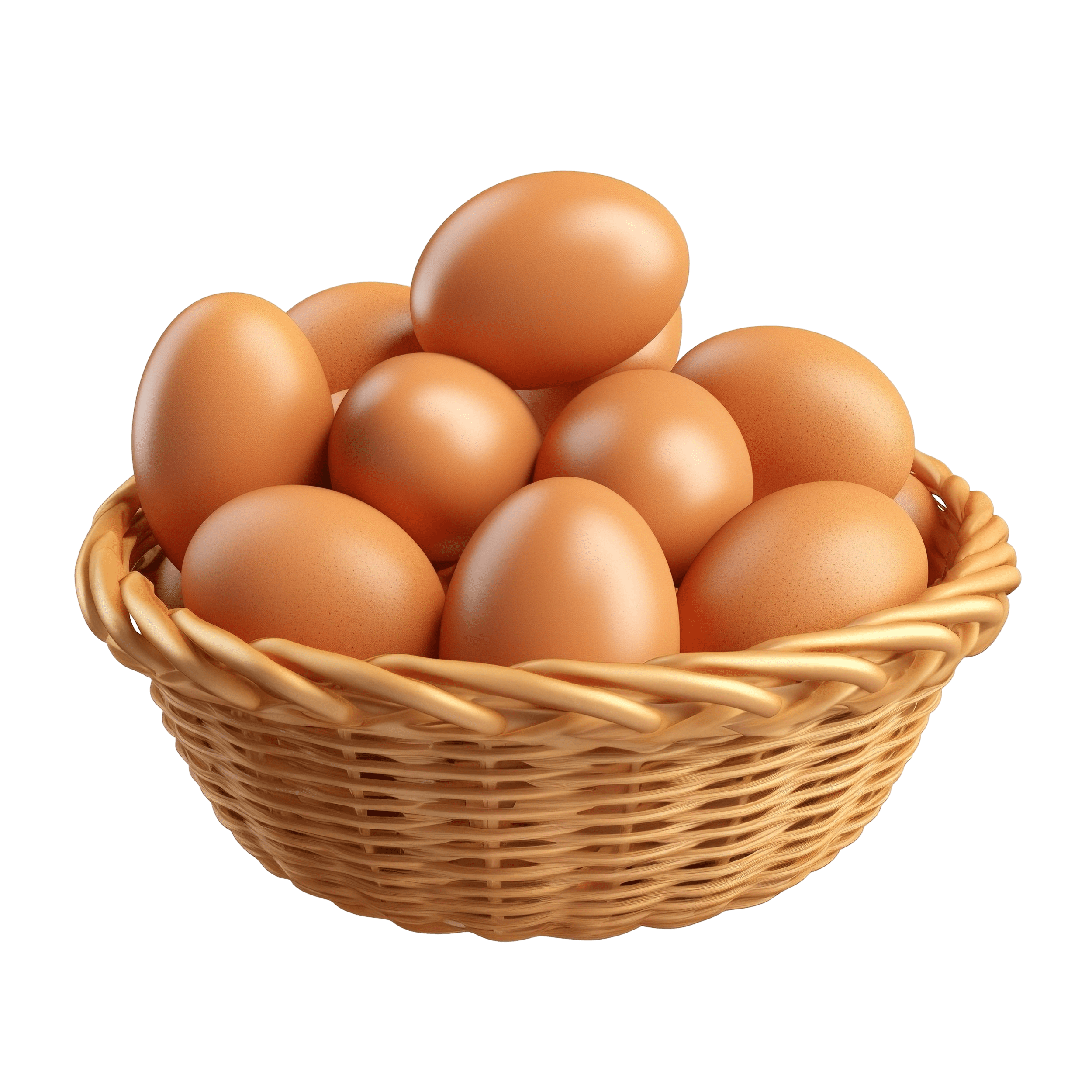 —pngtree—brown eggs in the basket 14619750